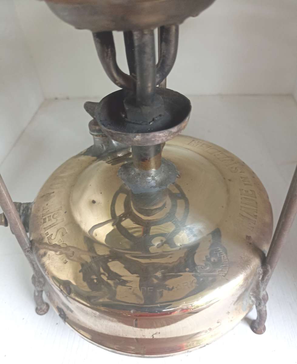 Vintage Radius No: 1. S:or. Brass Primus Stove-Made by A.B. Radius, Stockholm Sweden-working