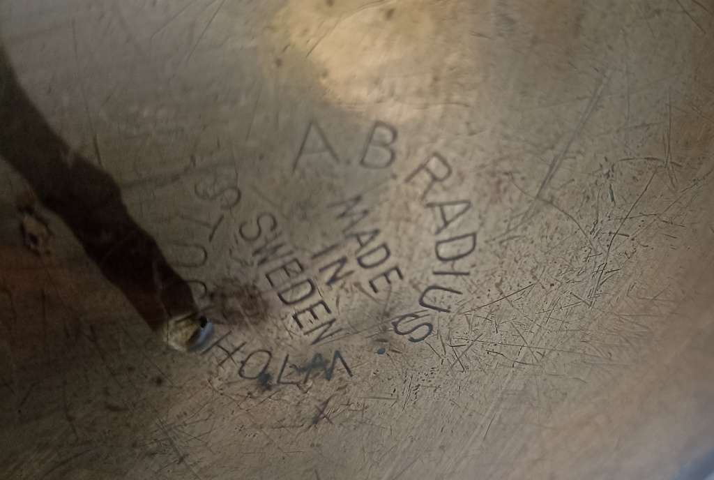 Vintage Radius No: 1. S:or. Brass Primus Stove-Made by A.B. Radius, Stockholm Sweden-working