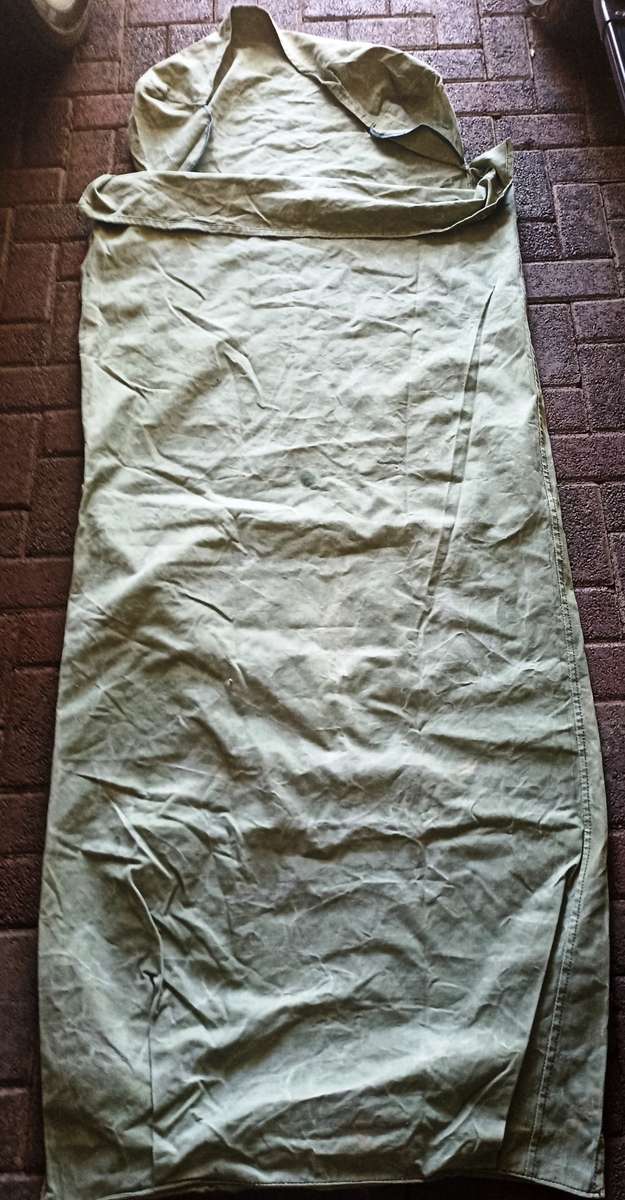 Big Old Army canvas sleeping bag Cover/Ground Sheet