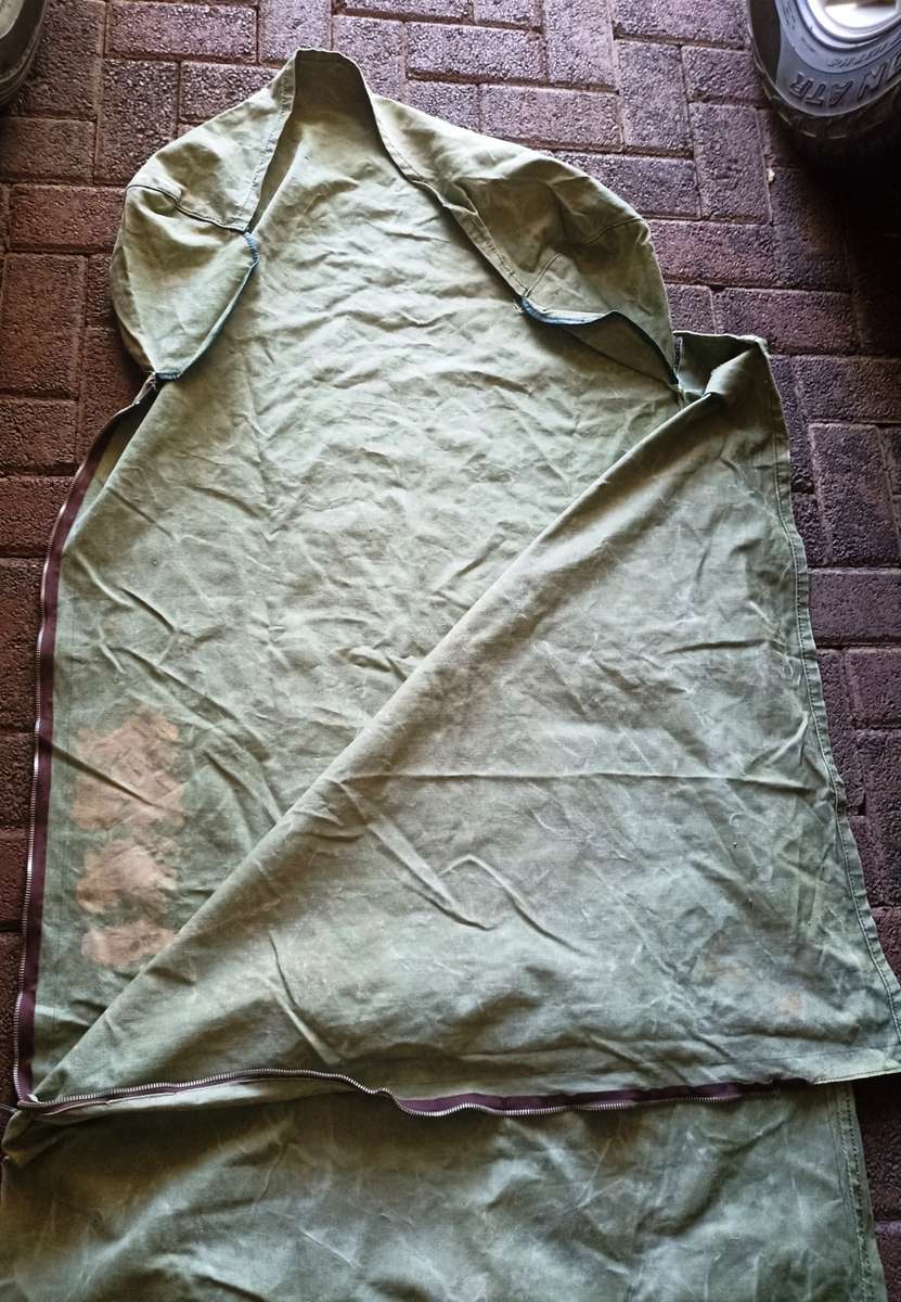 Big Old Army canvas sleeping bag Cover/Ground Sheet