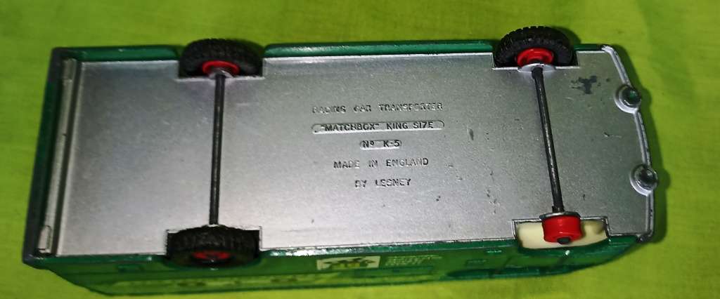 Matchbox King Size - Racing Car Transporter No K-5 Die Cast-Made by Lesney