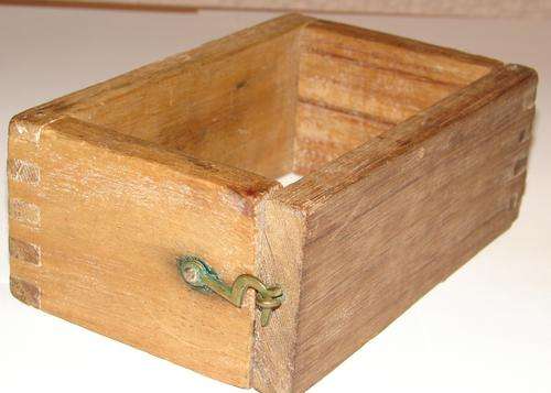 Vintage Wooden Butter Mould-Dia. 14.5 cm x 9.5cm x 5.4cm
