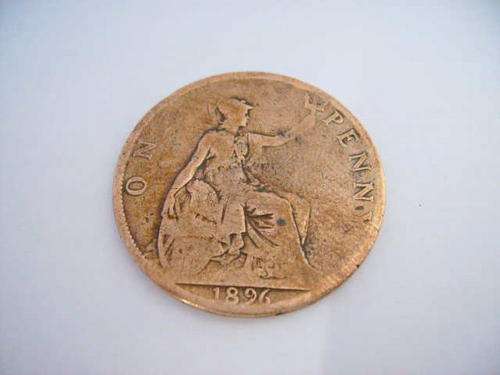 VICTORIA 1896 BRONZE ONE PENNY