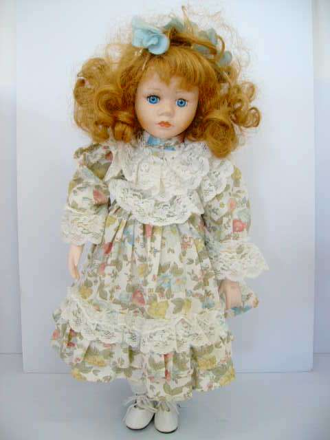 BEAUTIFUL PORCELAIN DOLL HEIGHT +- 420MM ~ PLEASE READ DESCRIPTION ~