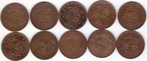 1892 and 1894 KRUGER PENNIES THE BEST BARGAIN ON BOB!!! LOOK !!!