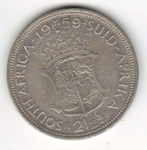 THREE RARE HALF CROWNS SOUTH AFRICA UNION 1939, 1946, 1959