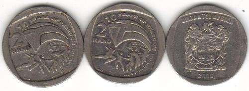 THE YEAR 2000 AND FREEDOM R2 COINS !!! 3 COINS @1 LOW PRICE!!!