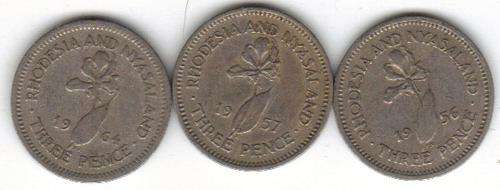 RARE RHODESIA  COIN LOT