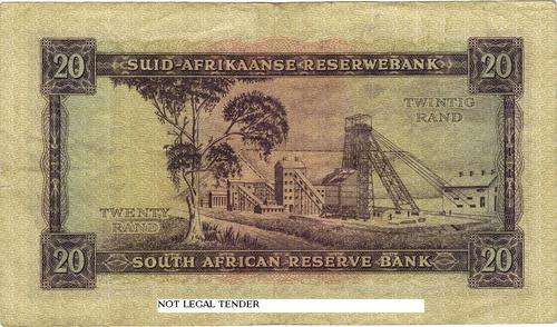 R20 SOUTH AFRICA BANK NOTE!! RARE !!BARGAIN!! RISSIK