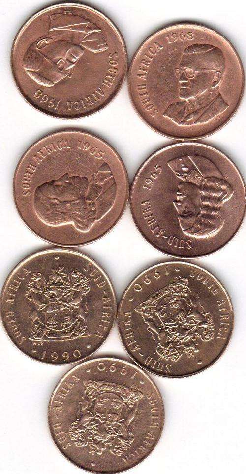 7X OLD RARE HIGH DETAIL BRONZE COINS SEE PIC !!! SIRCULATED!!!