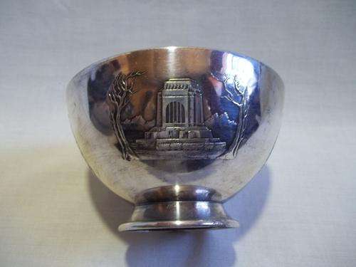 Afrikana - Voortrekker Aandenking 1838 -1938 plated bowl