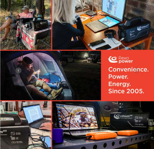 Flexopower 555wh portable battery pack-open box-new