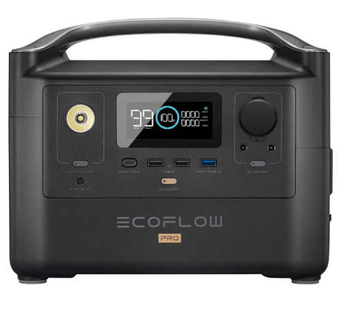 EcoFlow River Pro 720Wh Portable Power Station - Black