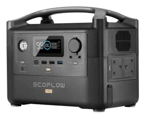 EcoFlow River Pro 720Wh Portable Power Station - Black