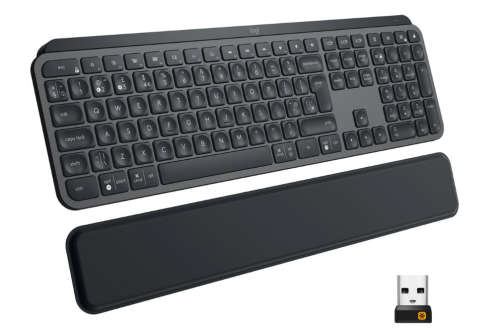 LOGITECH MX KEYS PLUS ADVANCED WIRELESS ILLUMINATED KEYBOARD-open box-new