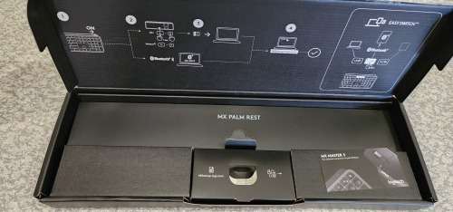 LOGITECH MX KEYS PLUS ADVANCED WIRELESS ILLUMINATED KEYBOARD-open box-new