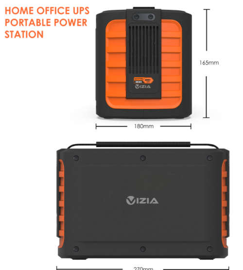 Vizia Home Office UPS Backup Inverter Power Bank | UPS-J300