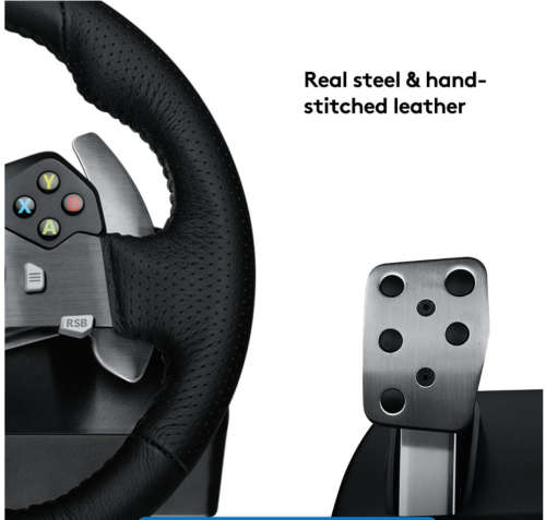 Logitech G920 Driving Force Racing Wheel and Floor Pedals Force Feedback - PC, Xbox-open box