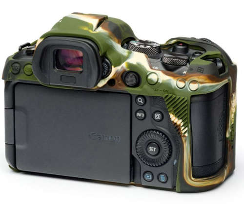 easyCover PRO Silicon Camera Protect Case for Canon R5/R6 Camouflage