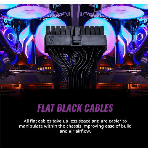 Cooler Master MWE 750 Bronze V2 - Non Modular | 80 Plus Bronze Certified | 120mm HDB Fan | DC-to-DC