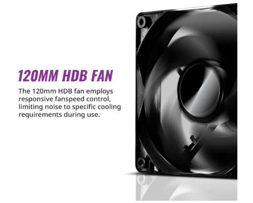 Cooler Master MWE 750 Bronze V2 - Non Modular | 80 Plus Bronze Certified | 120mm HDB Fan | DC-to-DC