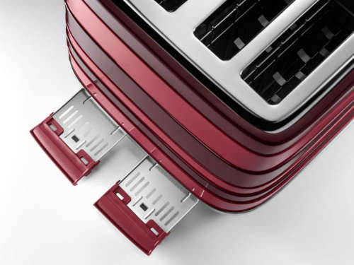 Delonghi - Avvolta Class 4 Slice Toaster - Charming Red