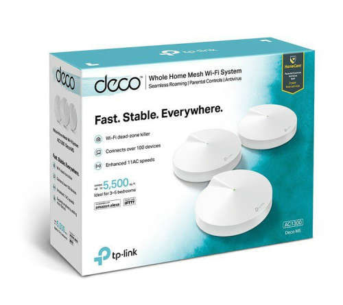 TP-LINK DECO M5 Ver. 2 Whole Home Wi-Fi System/Mesh Wi-Fi System (3-pack)