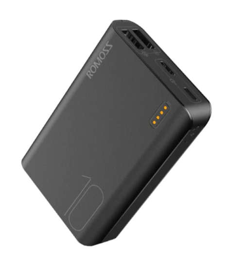 Romoss Sense 4 Mini 10000mAh Power Bank - Black