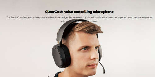 Steelseries: Gaming Headset Arctis 3  - Black