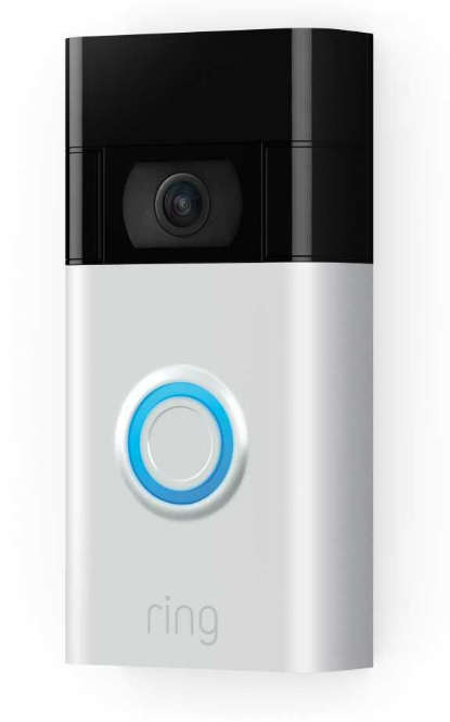 Ring Video Doorbell 2nd Gen | 1080p HD Video | Satin Nickel