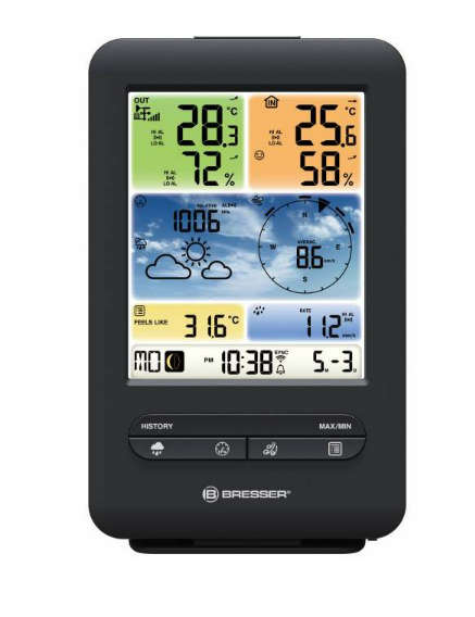 Bresser Professional Wifi Colour 5-in-1 Weather Station-store display