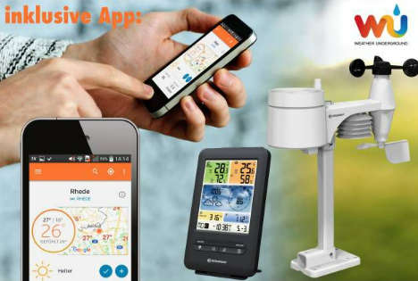 Bresser Professional Wifi Colour 5-in-1 Weather Station-store display