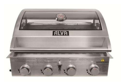Alva - Mojave 4-Burner Glass Hood Drop-In Gas Barbeque