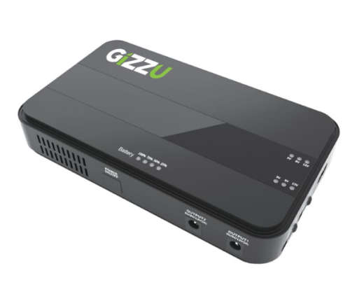 Gizzu 8800mAh Mini UPS Dual DC-store display