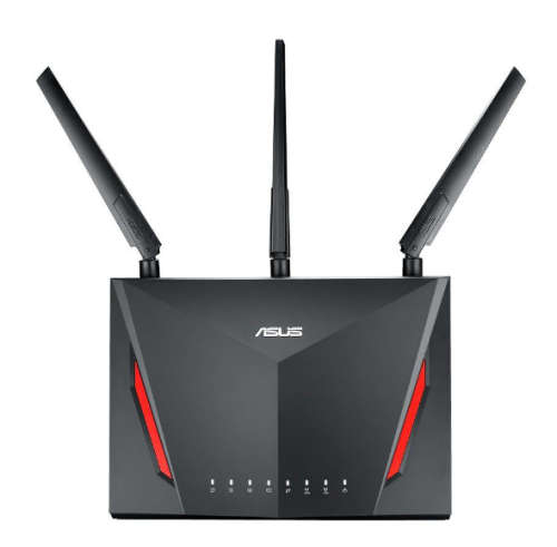 ASUS RT-AC86U AC2900 Dual-Band Wi-Fi Gigabit Fibre-Ready Gaming Router, PS5 Compatible