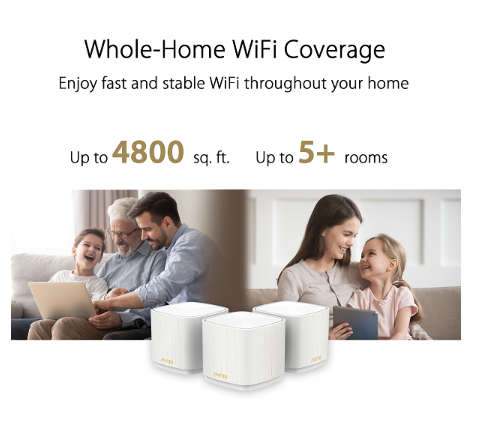 Asus ZenWiFi AX Mini XD4 2-PK - AX1800 Mesh WiFi 6 System