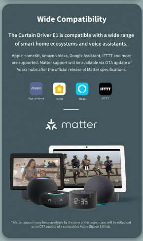 Aqara - Controller - Curtain Driver E1 - Rod Version