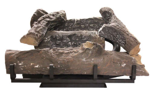 Alva Log Fireplace Gas Heater 520mm Wide