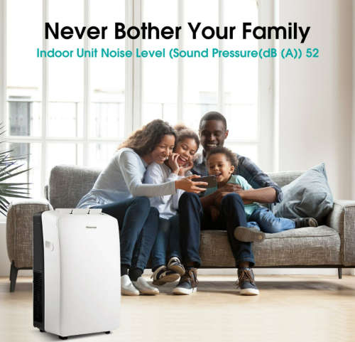 Hisense 12000 BTU Portable Air Conditioner with Heating Function -White