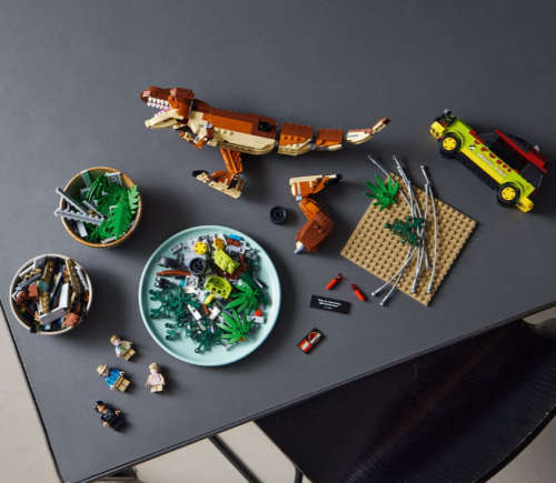 LEGO® Jurassic Park T. rex Breakout 76956 Building Toy Cars (1,212 Pieces)