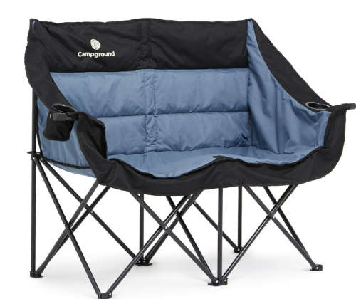 CAMPGROUND LOVE SEAT CAMPING CHAIR (See Description)