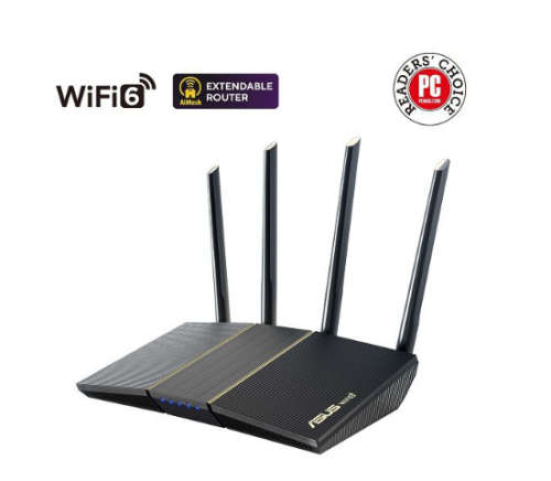 ASUS RT-AX57 AX3000 AiMesh Extendable Wifi 6 Router