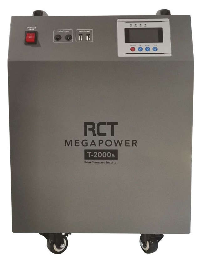 RCT MegaPower 2KVA/2000W Inverter Trolley With 2 x 100AH Battery