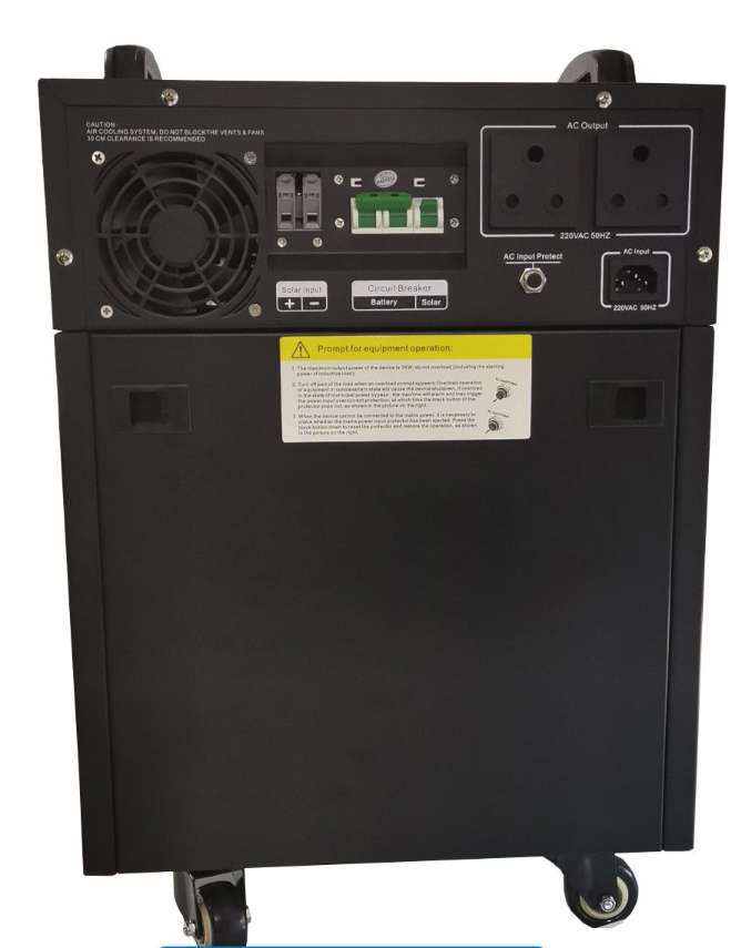 RCT MegaPower 2KVA/2000W Inverter Trolley With 2 x 100AH Battery