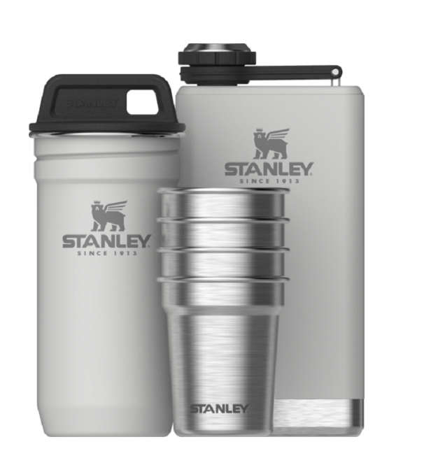 Stanley - Adventure Shot & Flask Gift Set - Hammertone Green