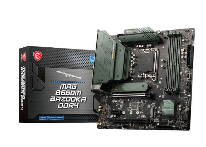 MSI MAG B660M BAZOOKA Intel 1700 Micro-ATX Motherboard