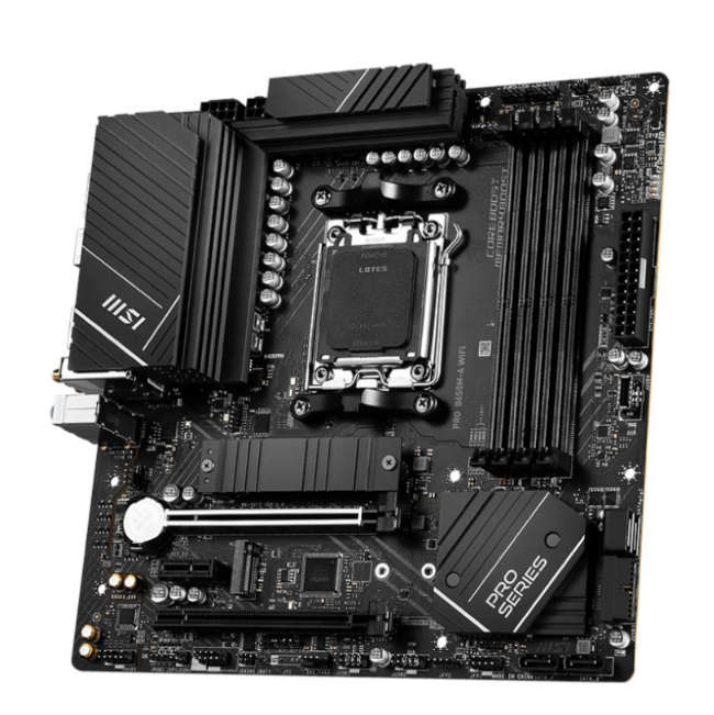 MSI PRO B650M-A WIFI AMD AM5 mATX Gaming Motherboard