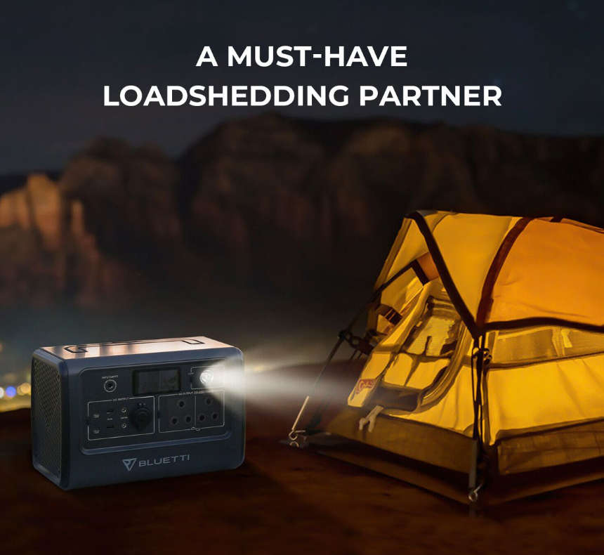 Bluetti EB70 Portable Power Station 1000W 716Wh for Power outage SA Plug
