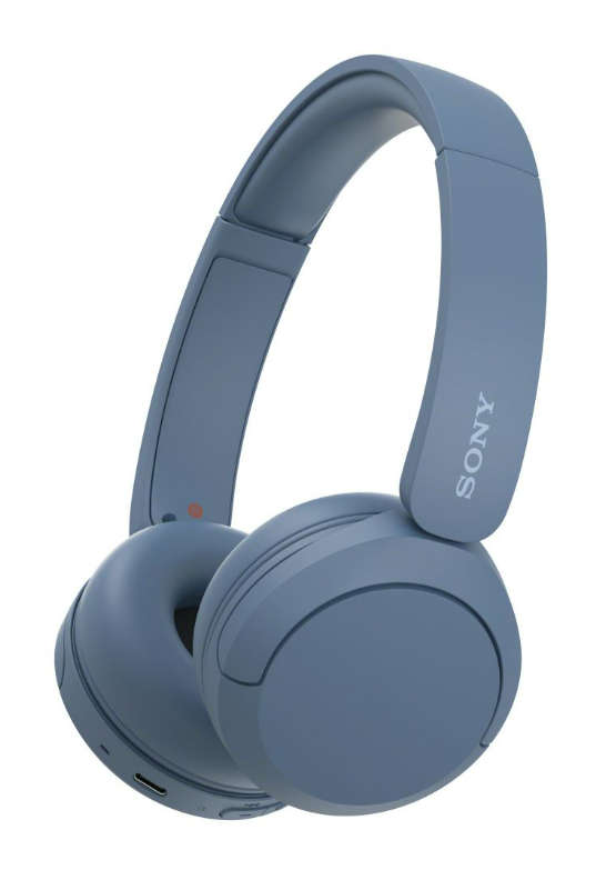 Sony WH-CH520 Wireless Bluetooth On-Ear Headphones - Blue