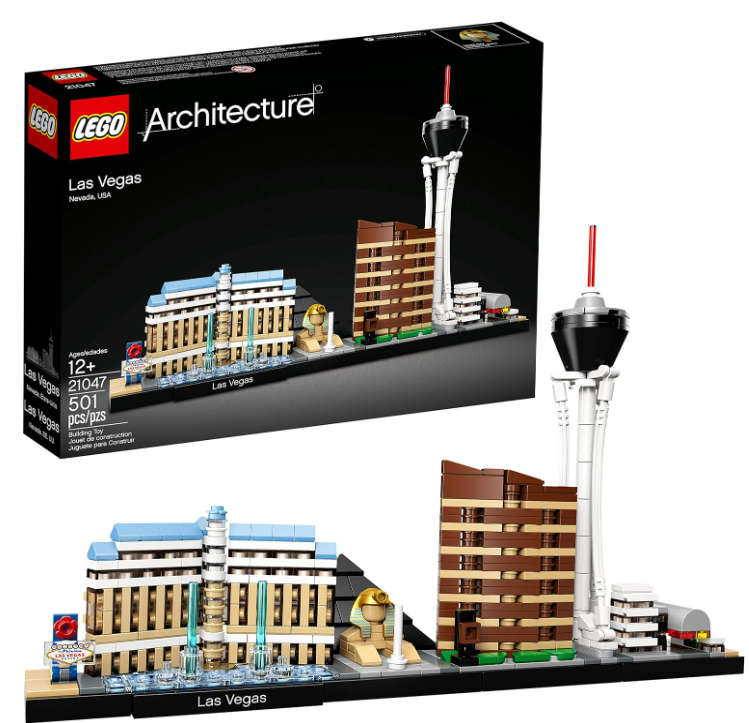 LEGO Architecture Skyline Collection Las Vegas Building Kit 21047 (487 Pieces)
